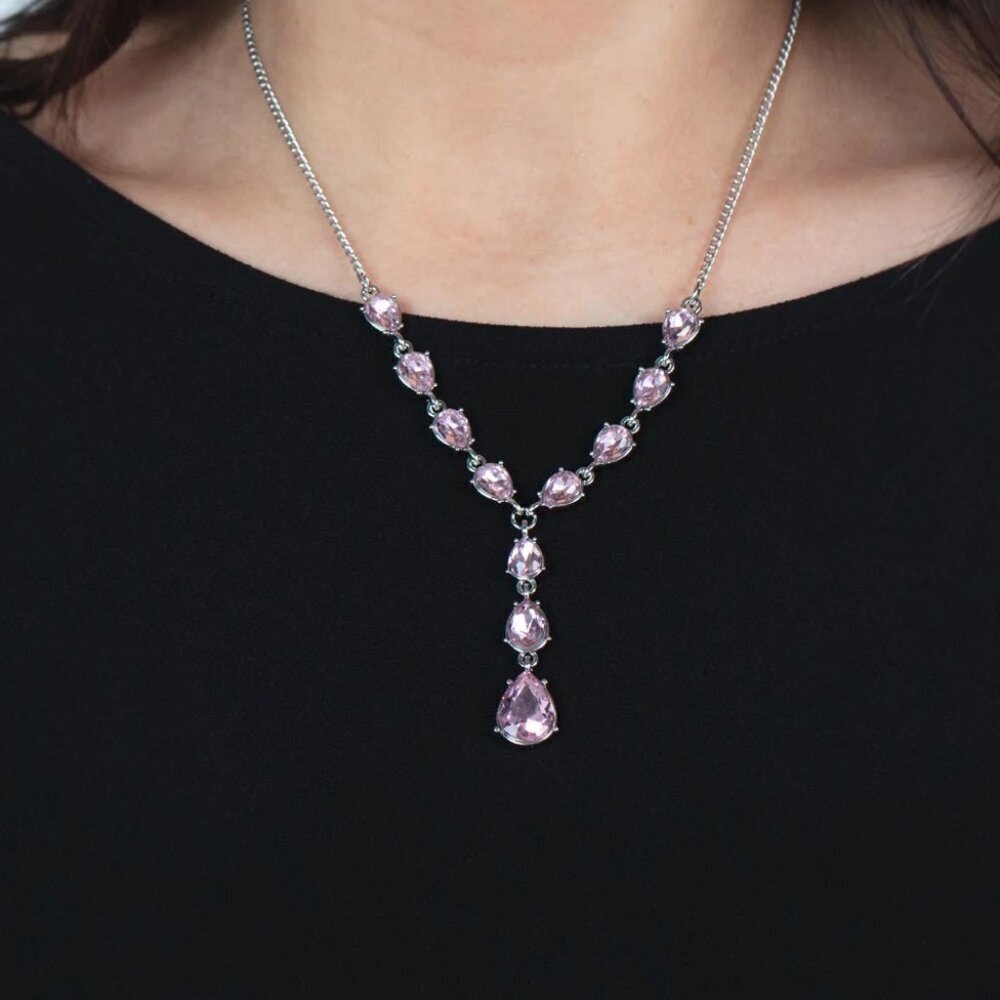 ​Paparazzi Jewelry Accessories - Park Avenue A-Lister - Pink Necklace - Vintage